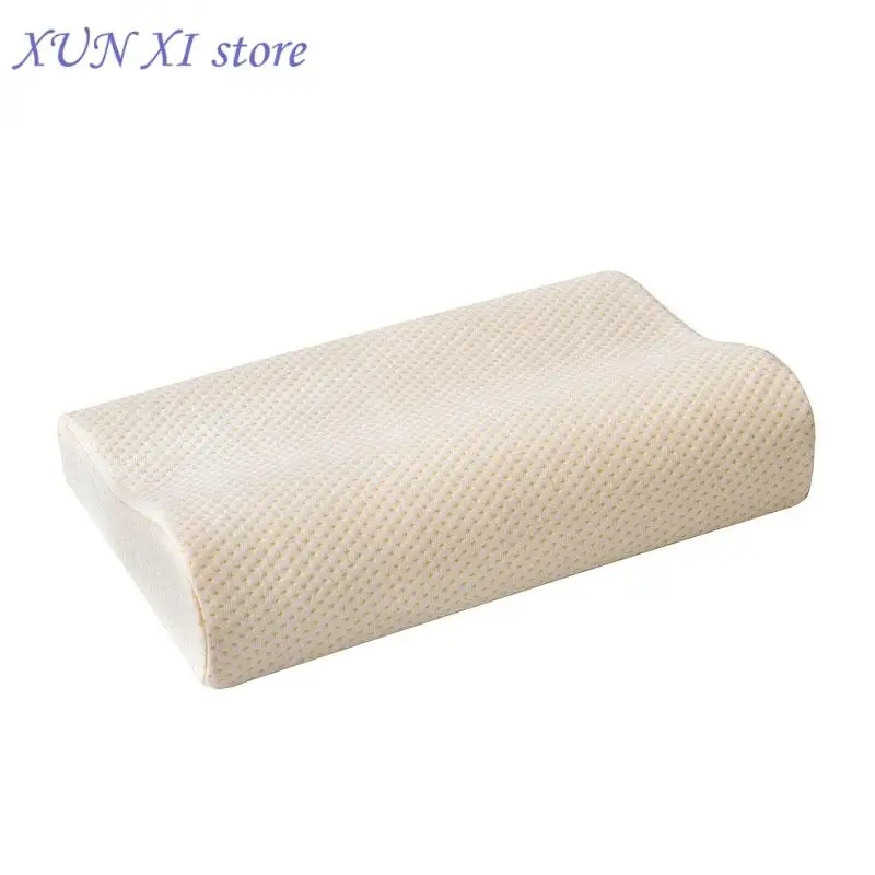 New Adults Bamboo Fiber Memory Foam Child Orthopedic Pillow Sleeping Healthcare Therapy Cervical Pillow Almohada Ortopedica