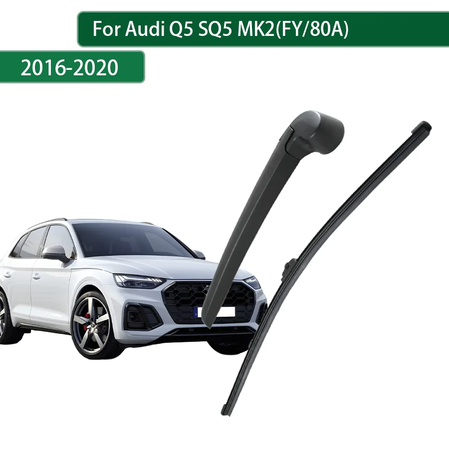 

For Audi Q5 SQ5 MK2(FY/80A) 2016-2018-2020 Rear Wiper Blade Arm Set Rear Window Windshield