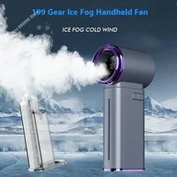 GF04 Handheld Fan 2025 New Humidifier Portable Air Cooler USB Rechargeable Mini Cooling Device For Home Office Outdoor HyperChil