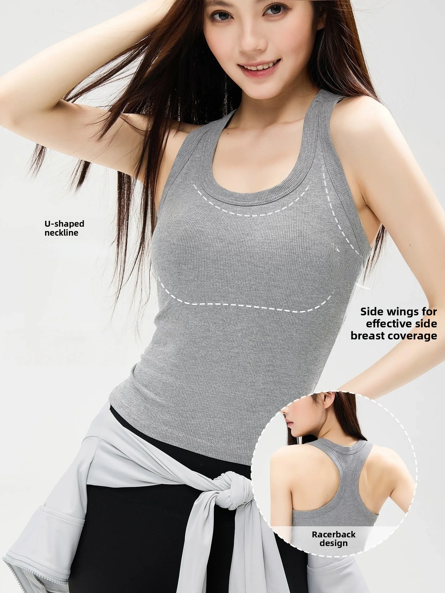 Women's 95 Cotton Halter Neck Workwear Tank Top Sleeveless Summer New Style plus Size Inner Wear Slim Fit Outerwear Base Layer