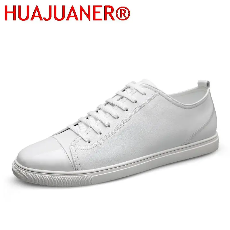 

Мужские повседневные туфли, горячая распродажа, белые туфли, мужские кроссовки из натуральной кожи, брендовые кроссовки на шнуровке, противоскользящие, модные, на плоской подошве, весна-осень