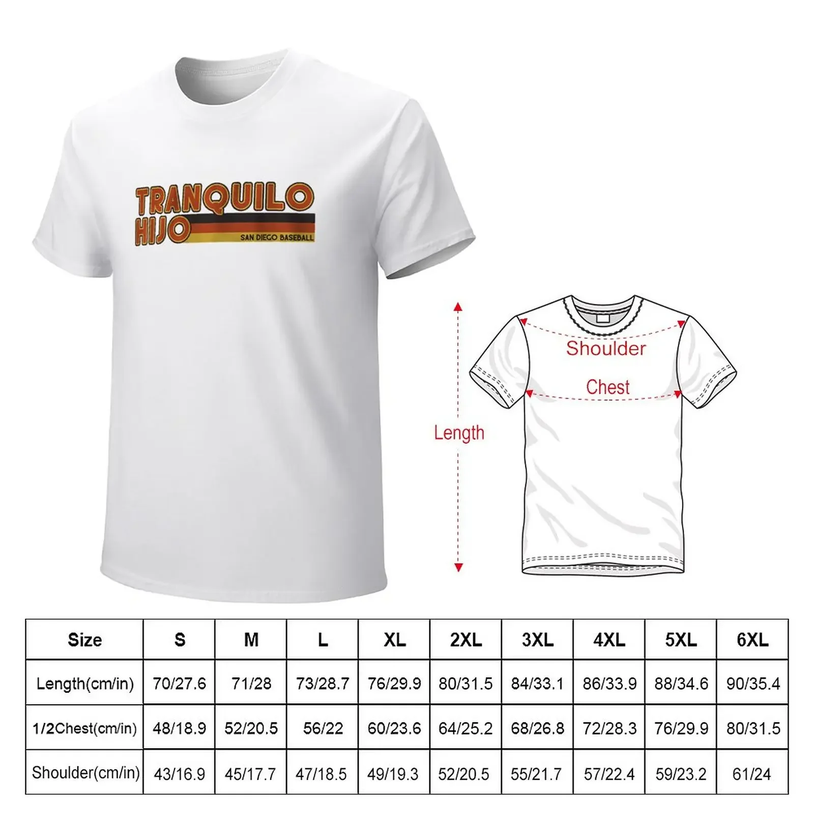 Tranquilo Higo T-Shirt customizeds oversized T-shirts for men cotton