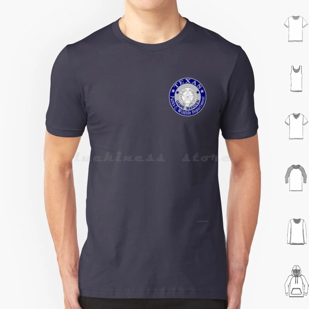 Texas Game Warden T Shirt Cotton Men Women DIY Print Texas Game Warden Parks Wildlife Fish Conservation Law Enforcement Officer
