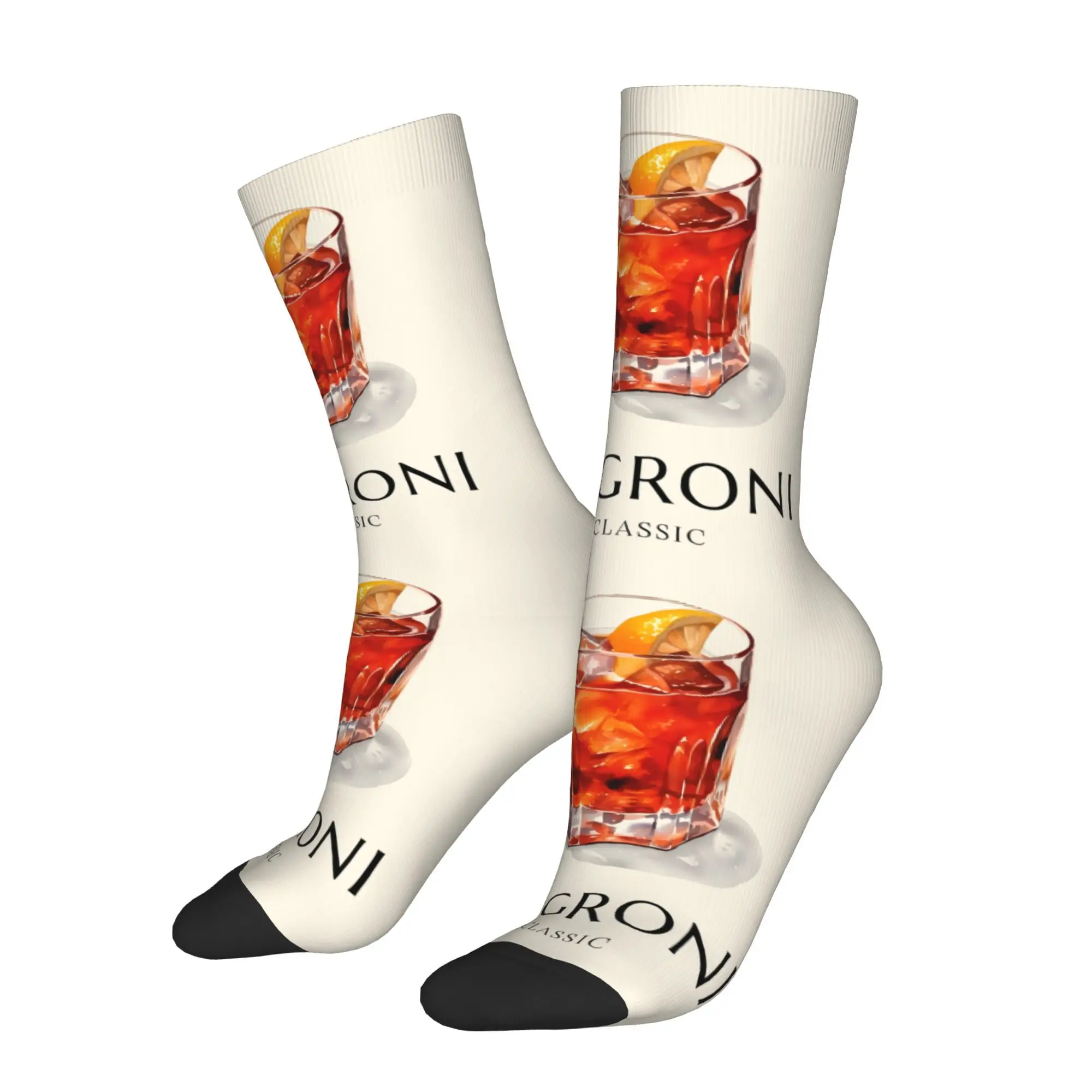 

Коктейльные носки Negroni с принтом, мужские модные полиэстеровые носки