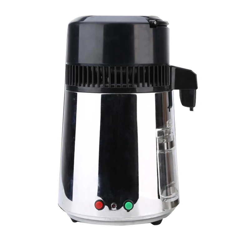 Custom Household Laboratory Medical Dental Stainless Steel 4L High Pure Water Filtration Distilled Water Machine With Glass Jug