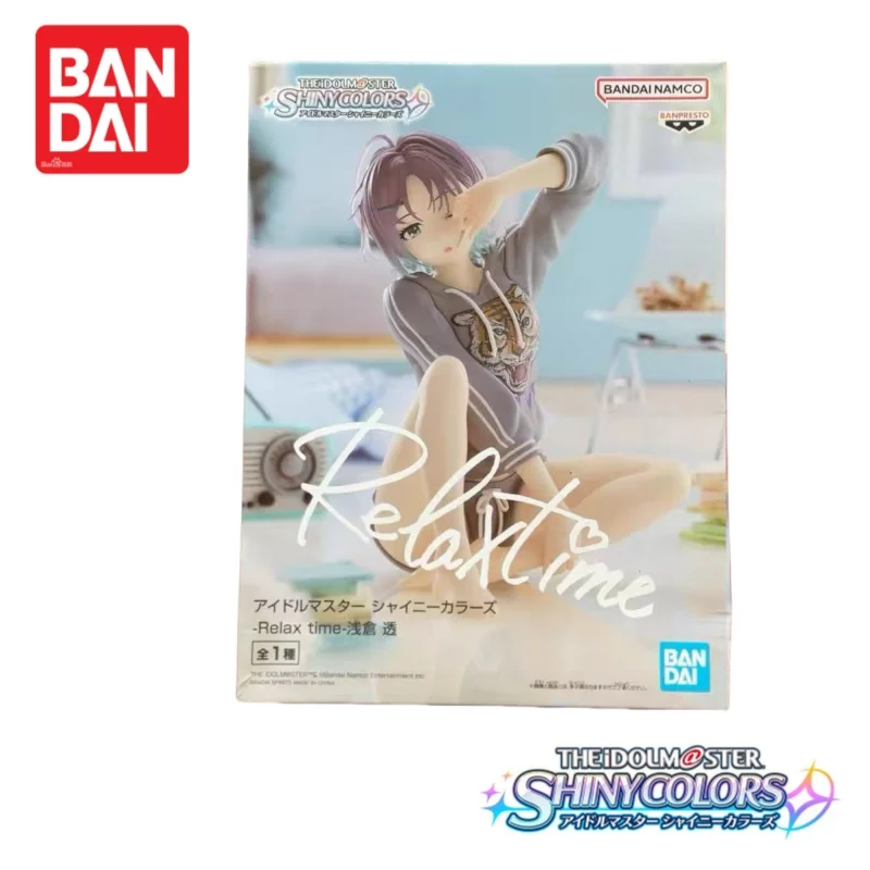 

In Stock Original Bandai Banpresto The Idolm@ster Asakura Tooru Action Figure Model Figurine Ornaments Anime Figure 100%genuine