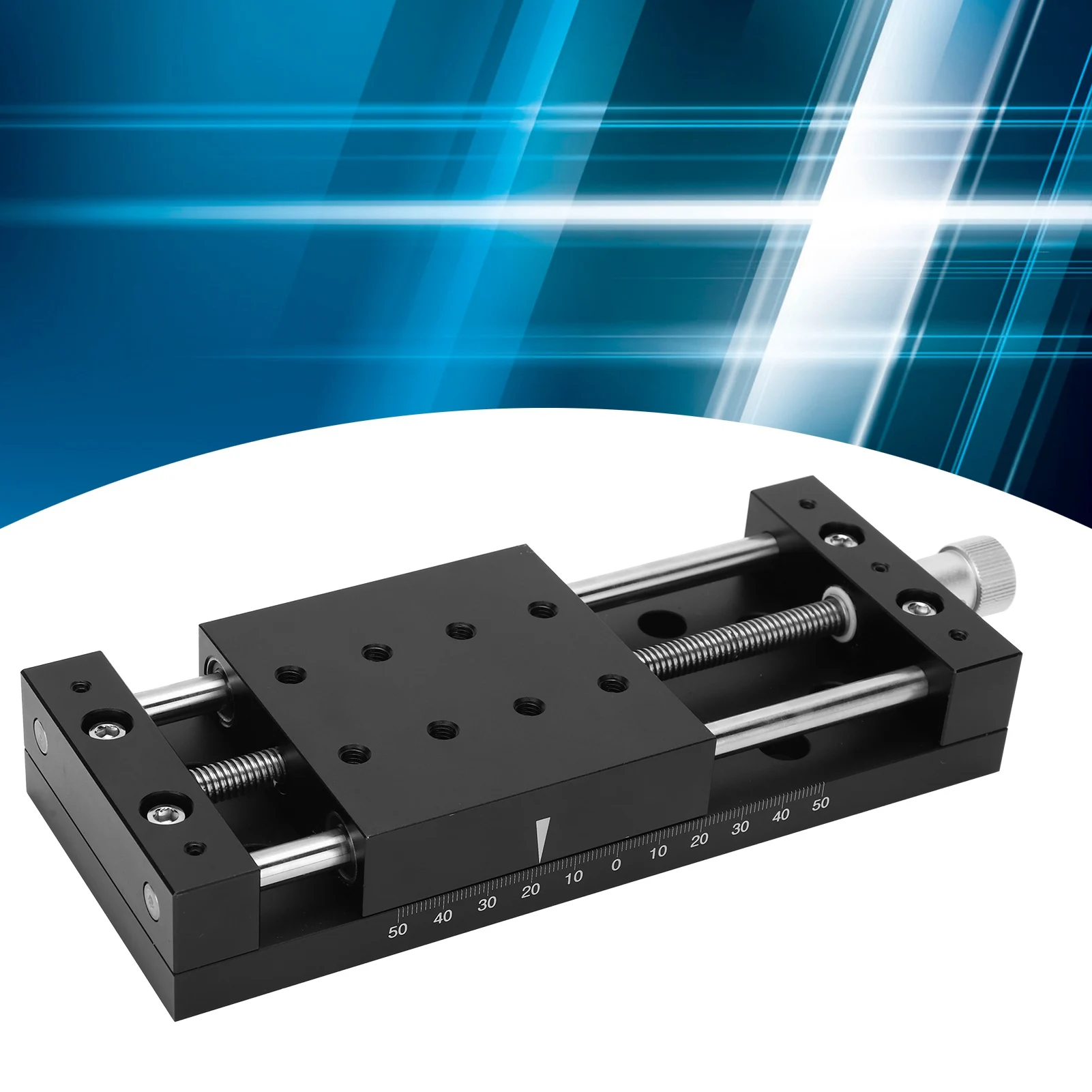 

X Sliding Stage Knob Type Fine-Tune Manual Trimming Table SP80A-DB80 80x80mm X Manual Trimming X Sliding Stage
