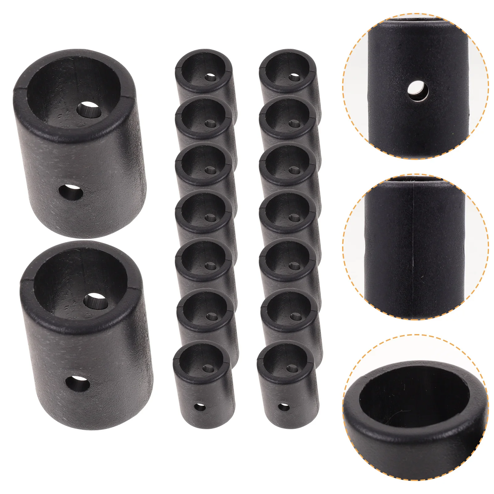 

16Pcs Foosball Rod End Caps PVC Durable Replacement Plugs Football Table Accessories Covers Foosball Supplies