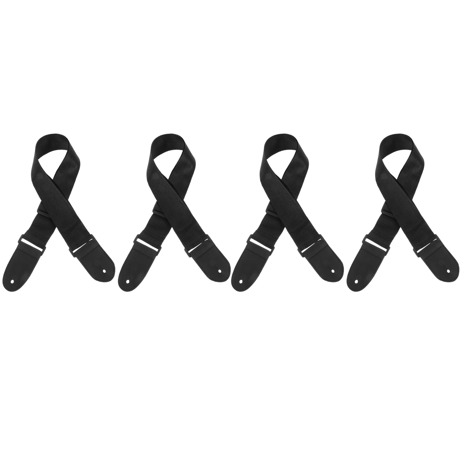 

4 Pcs Guitar Strap Fashionable Accessory Ukulele Replacement Oxford Cloth Pu Belt Musical Instrument Adjustable
