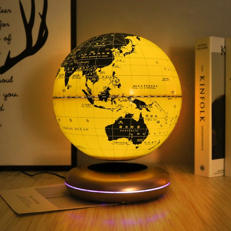 

Customized 8-inch magnetic levitation globe decorations for teachers on Mid-Autumn Festival