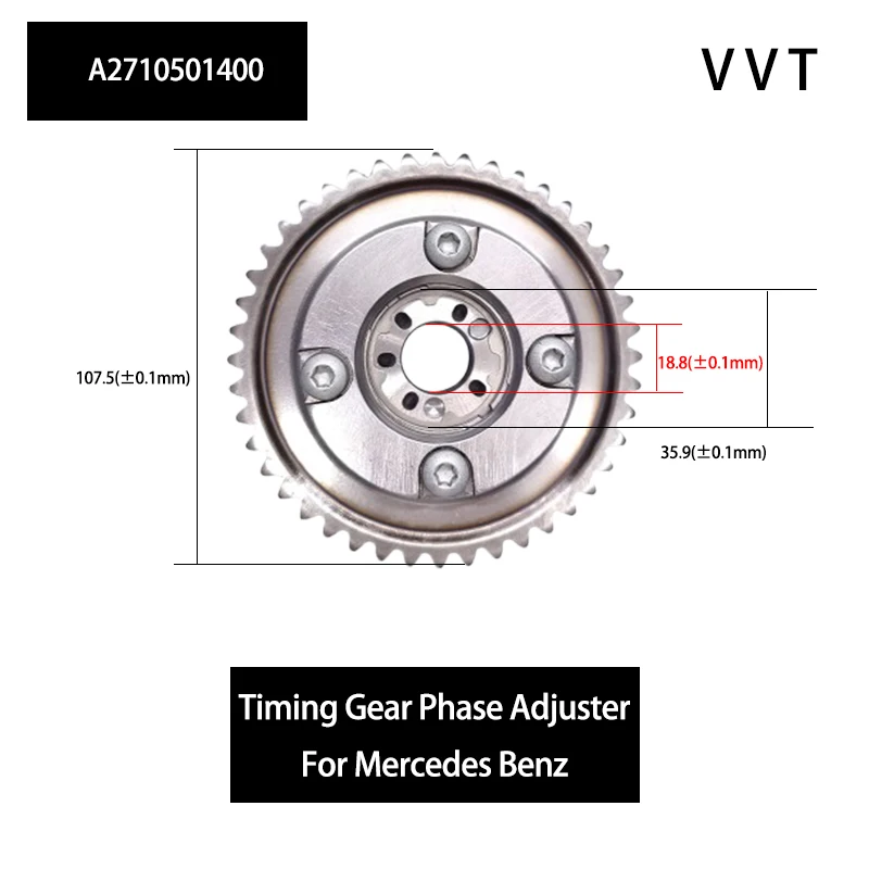 

Camshaft sprocket/Camshaft Gear VVT 2710501400 outlet For Mercedes Benz M271 Phase adjuster Engine Accessories