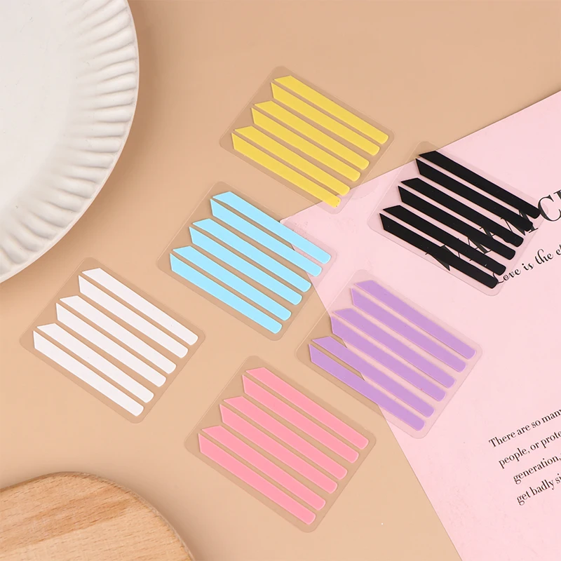 3Pairs Eyelash Lifting Silicone Stripe Soft lashlift Curlers Pads Eye Lash Extension Perm Ribbon Sticky Tape Makeup Tools