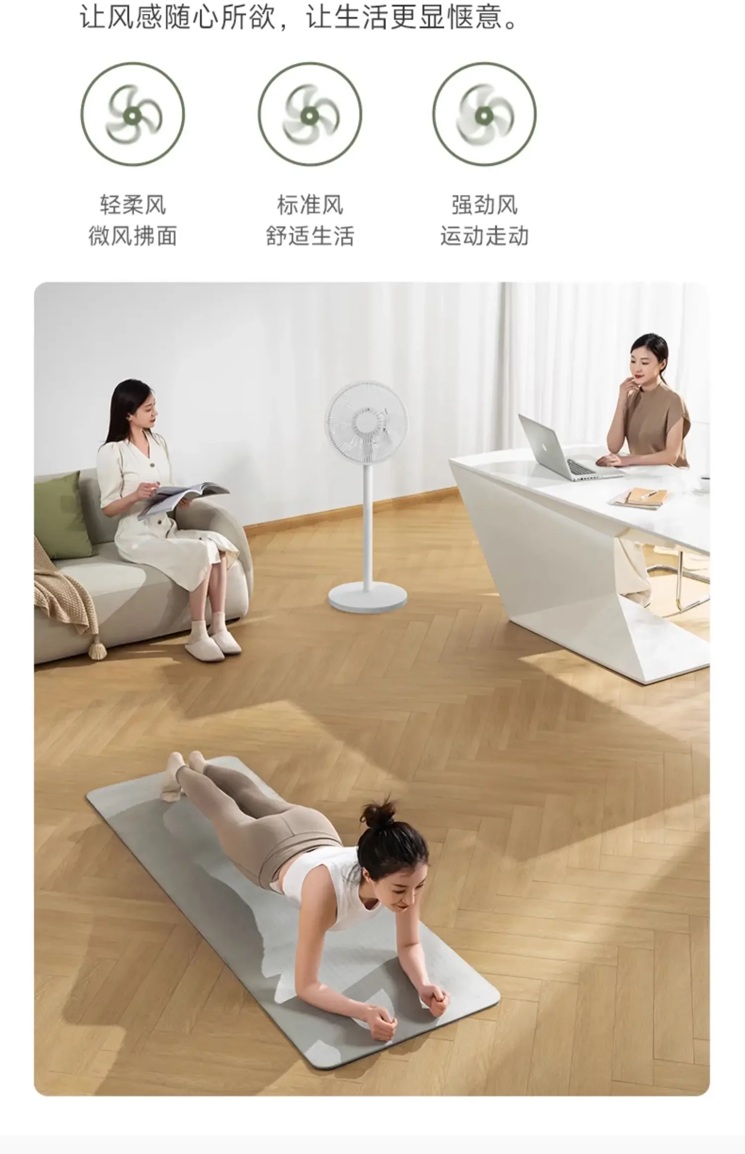 220V Ultra-Quiet Pedestal Fan with Strong Wind Power for Home, Standing Fan, Oscillating, Floor Fan by Ronshida