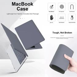 Laptop Case for MacBook Air 13 A2337 2020 A2338 M1 Pro 13 2022 M2 Air 13.6 12 11 15 for Macbook Pro 14 2021 Pro 16 2023 M3 Cover