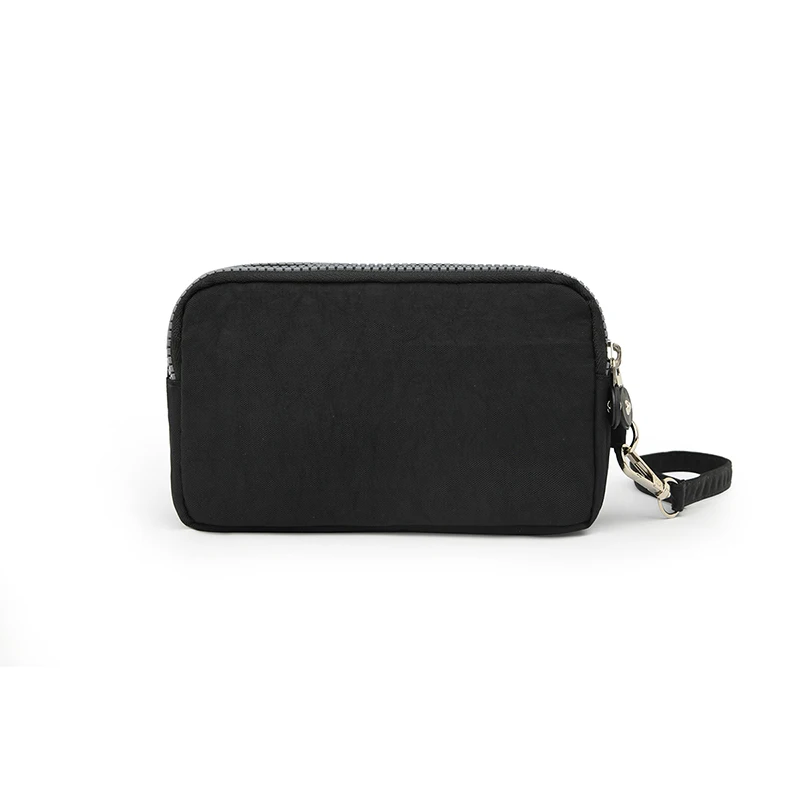 Large Capacity Men\'s Clutch Bag, Triple Zipper Cell Phone Bag, Portable Hand Carry Coin Purse