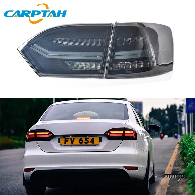 

Car Styling Tail Lights Taillight For Volkswagen Jetta MK6 2012-2014 Rear Lamp DRL + Dynamic Turn Signal + Reverse + Brake LED