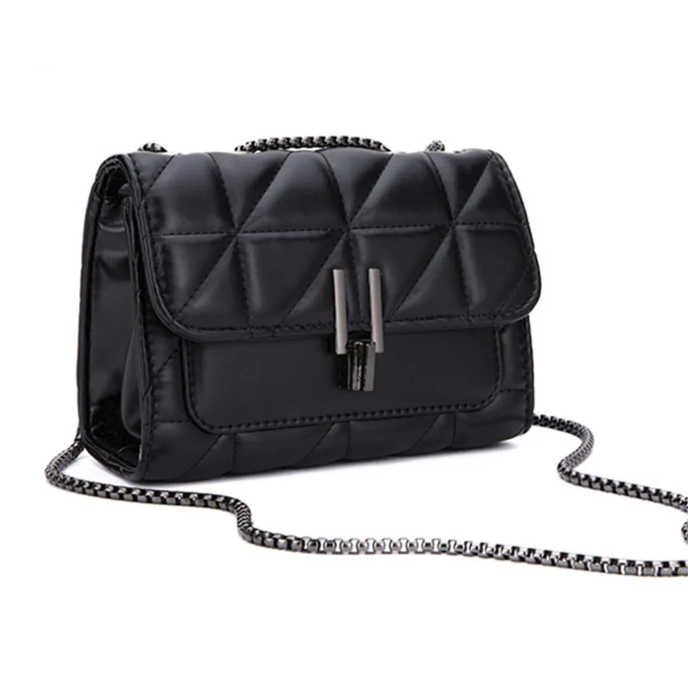 

Quilted Crossbody Purse for Women Trendy Ladies Shoulder Bag with Chain Designer Purses