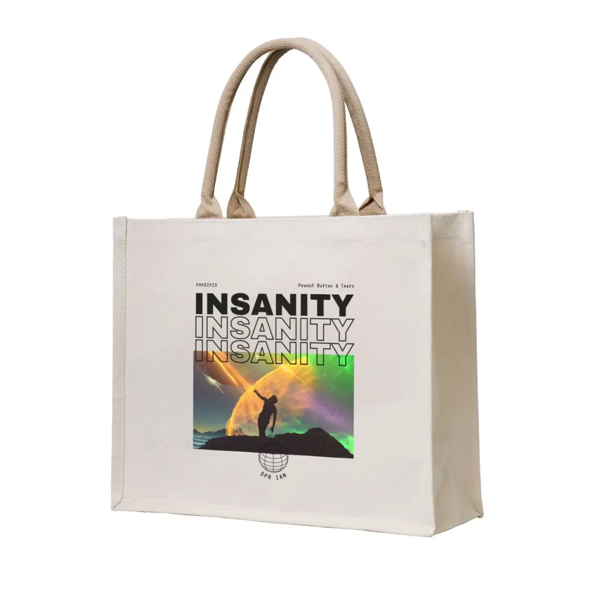 

Dpr Ian Insanity (White Version) Tote Bag tote bag university supermarket folding bag tote canvas