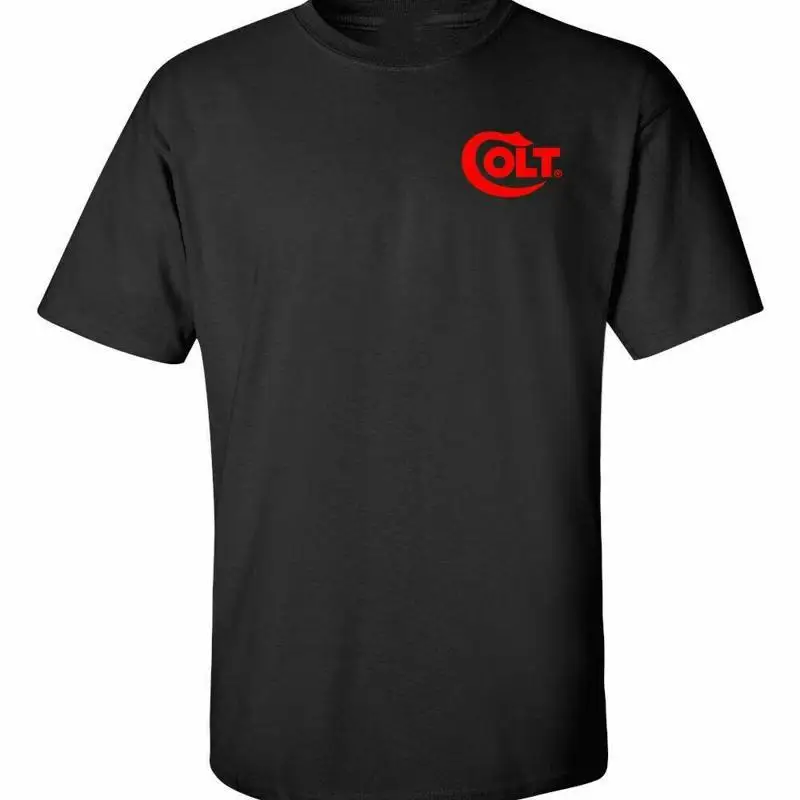 Camiseta con logotipo de Colt Red Chest, segunda enmienda, derecho a las armas, rifle, pistola, nueva