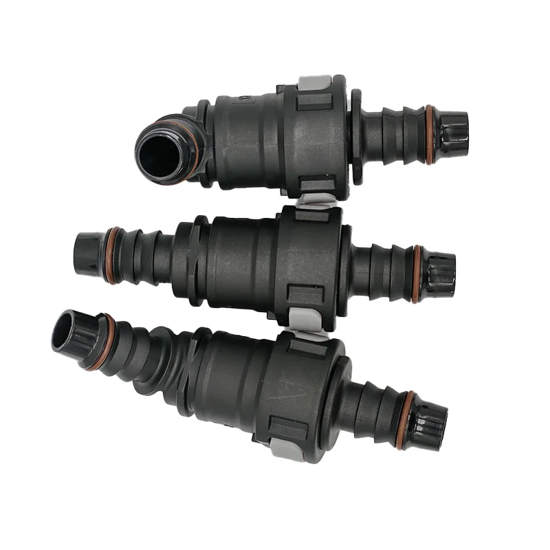 12.61 ID10 car male female matching fuel line quick connector fuel pump double-sided clip fuel pipe joint male end piece 1set