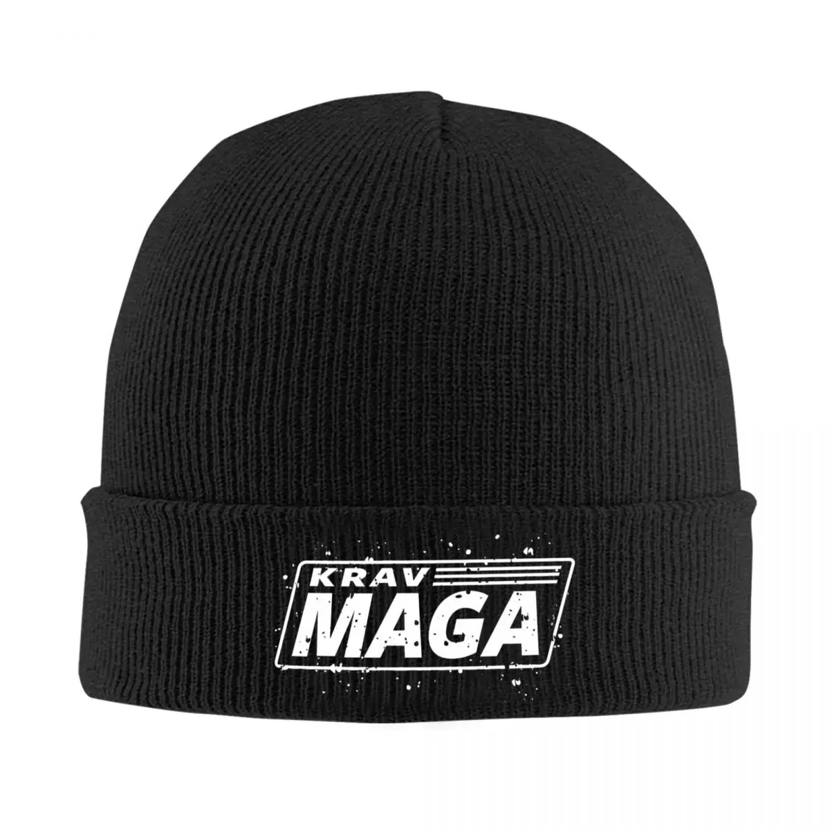 KRAV MAGA - ISRAELI SELF DEFENSE Knitted Caps for Women Men Beanie Winter Hat Acrylic Warm Caps