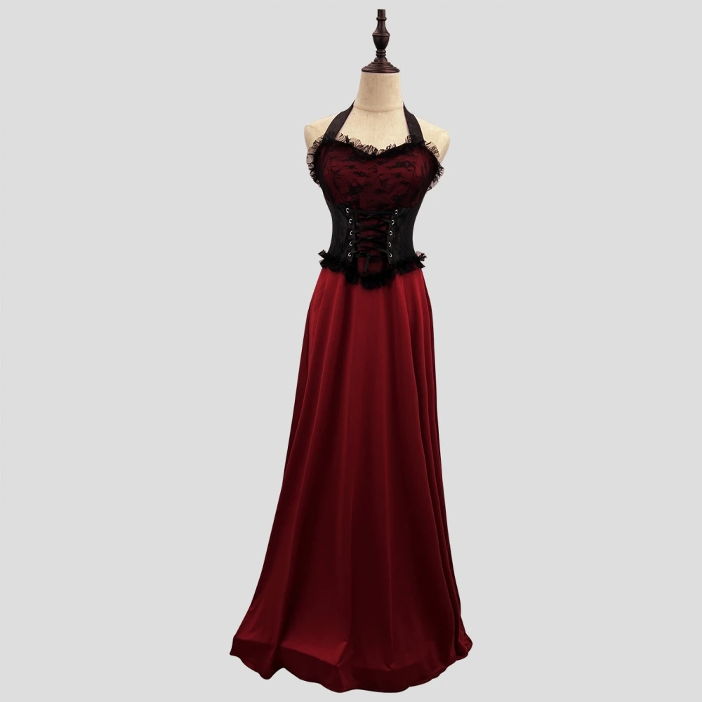 Red Cap Princ Sle Hooded Dr Erwachsene Damenkostüm Halloween Bühnenauftritt Outfit Ballkleid Par Kleidung