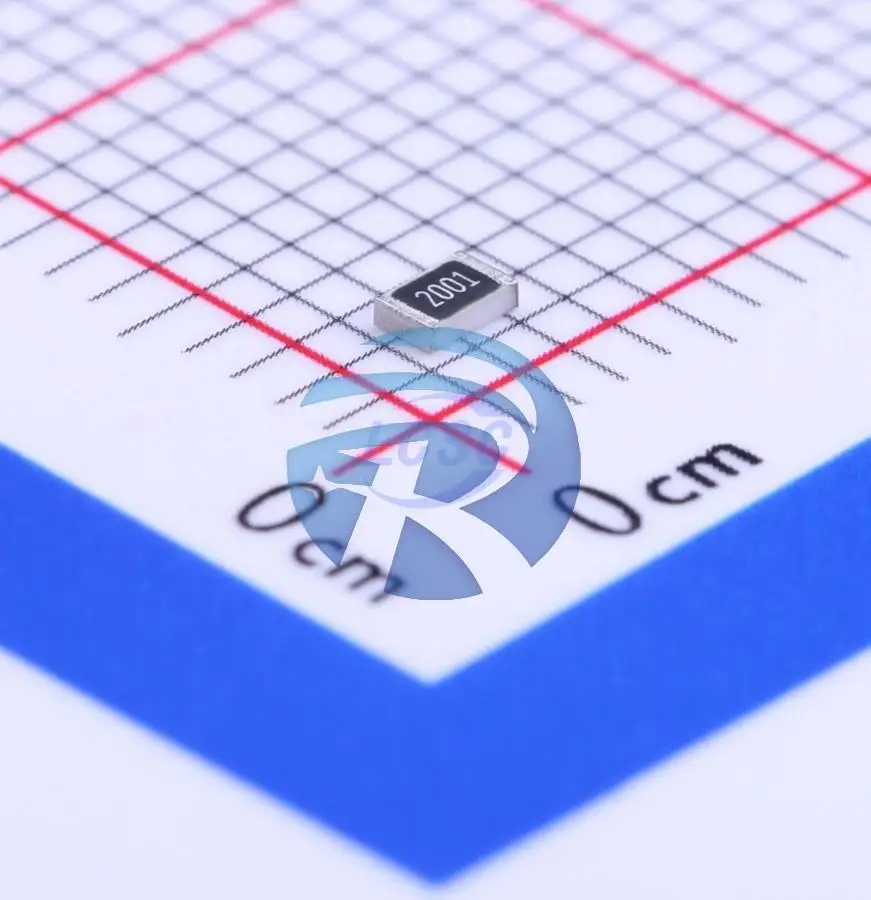 Resistencias de película gruesa de RS-05K2001FT, 125mW, 150V ± 100ppm/℃ ± 1% 2kΩ 0805, Chip de resistencia-montaje en superficie, proveedor de chips de china