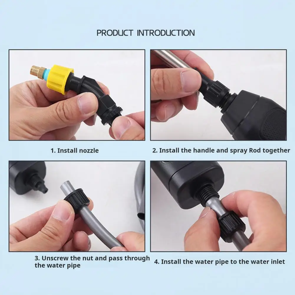

Flower Waterer Portable 2 Gallon Battery Powered Sprayer with Telescopic Wand Usb Rechargeable Electric Pump for Garden for Easy