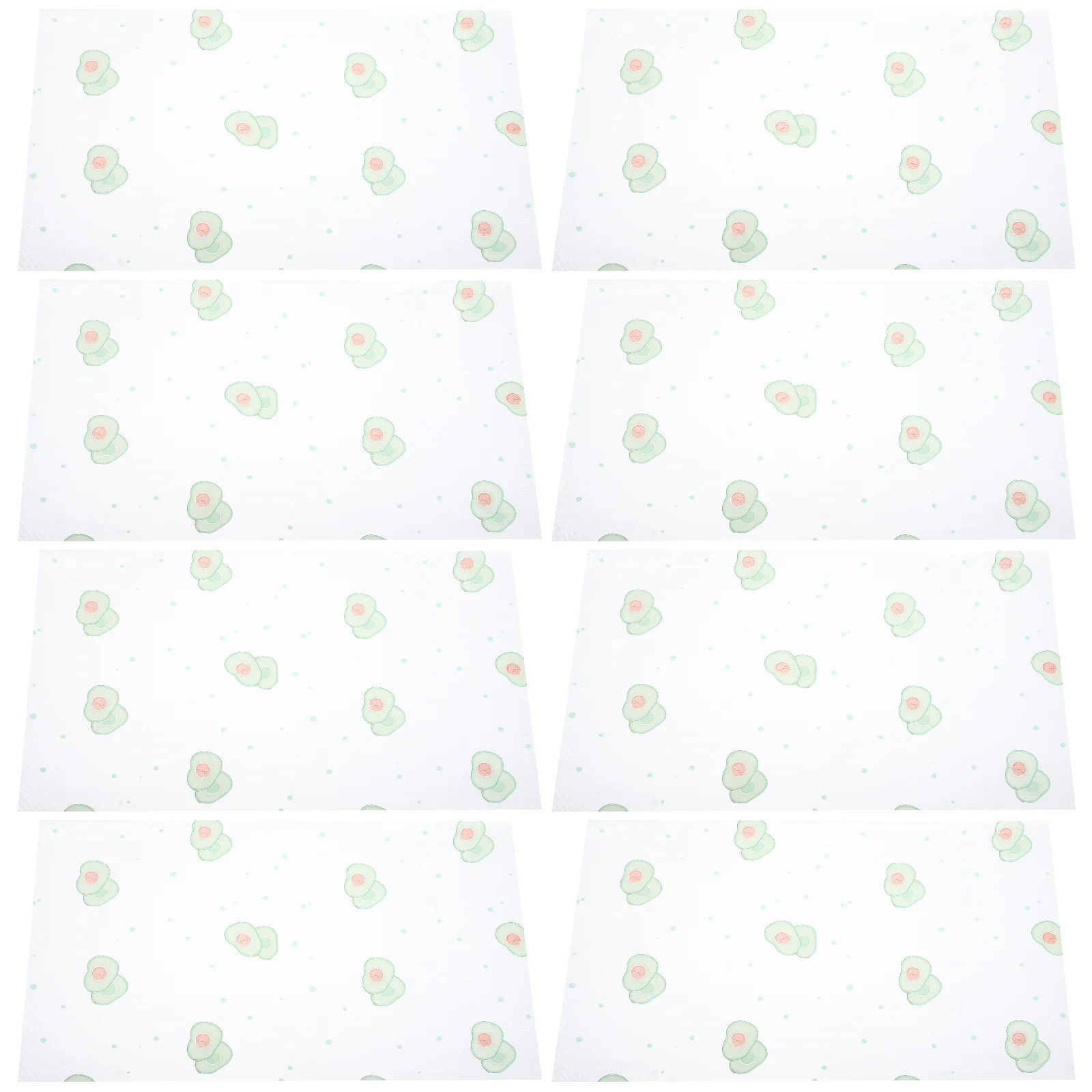 

8Pcs Refrigerator Mats Liners Washable Non-Slip Shelf Protectors for Fridge Drawer Kitchen Cabinet Liner Organizer Pad