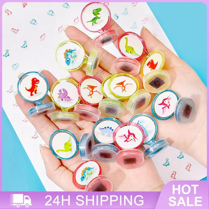 Seal The Lid Kindergarten Seal Prevent Ink From Evaporating Animal Seals Cute Pet Pattern Glitter Brain Game Seal Easy To Carry