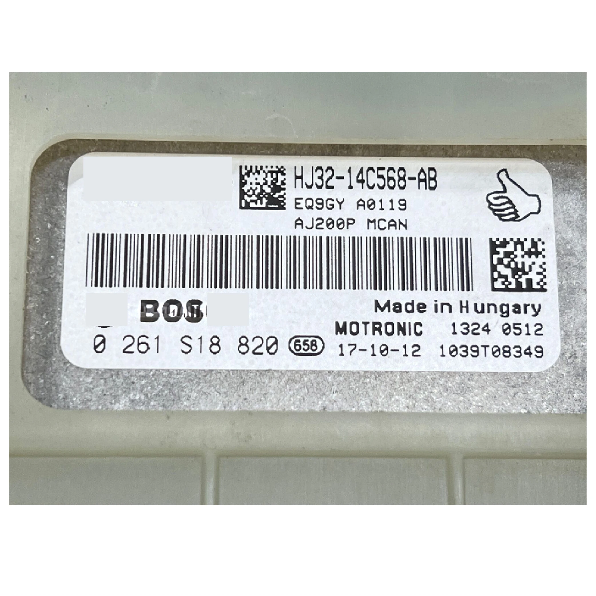 Auto Parts Engine Control Module ECM OEM HJ3214C568AB LR104411 for Land Rover Evoque 2.0L 2018-2019