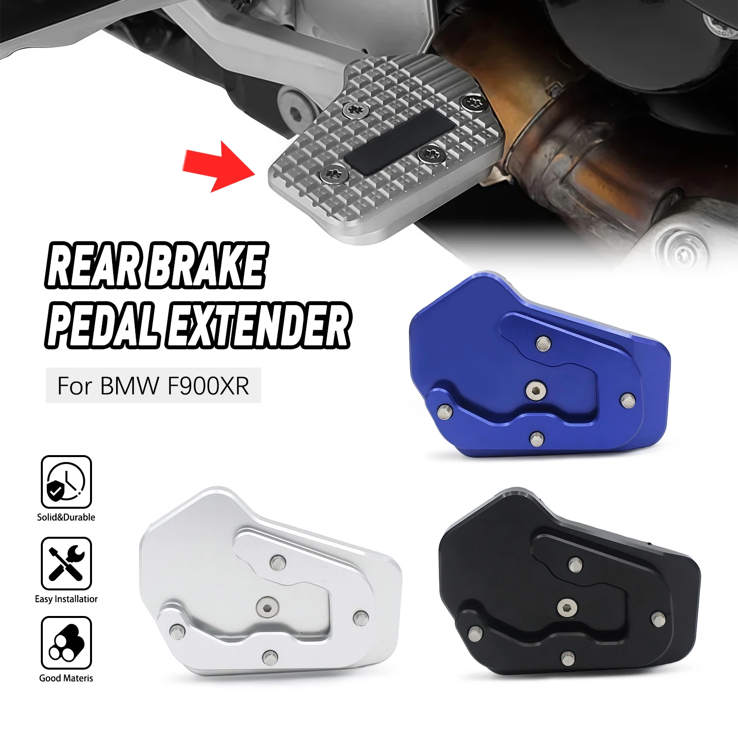 

Kickstand Foot Side Stand Extension Pad Enlarge Feet Cover For BMW F900XR F 900XR F900 R 2020 2021 2022 Motorcycle Accessories