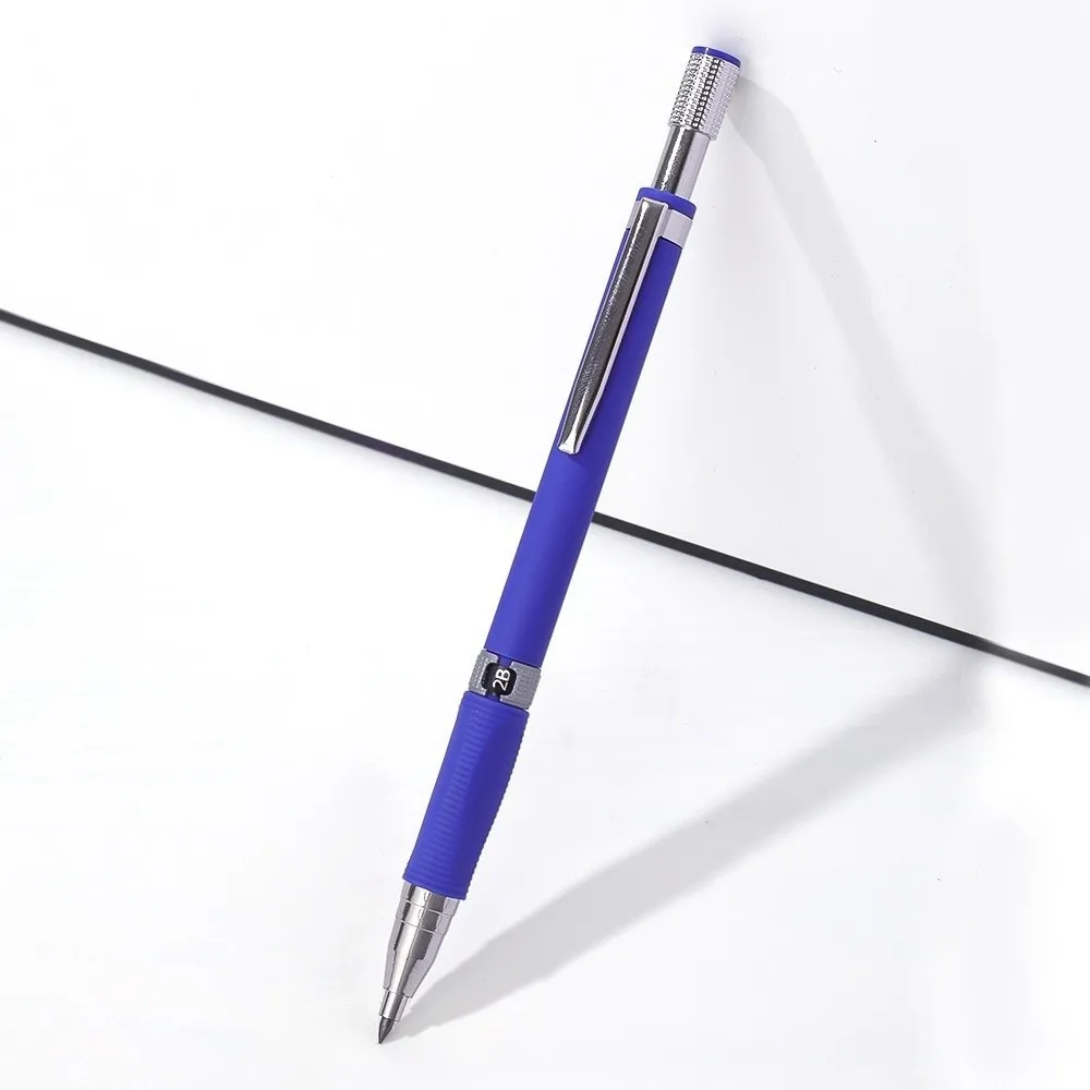 Multi-purpose Metal Mechanical Pencil 0.5/0.7/2.0mm 2B Press Using Sketch Writing Pencils Automatic Pencil School Office
