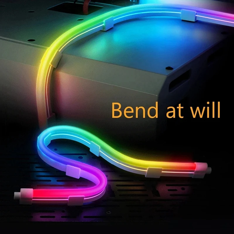 ARGB LED Light Stripe 5V 3 PIN ARGB Aura Flexible Led Ribbon Light Neon Computer Lamp Strip Decor For PC Case Mainboard