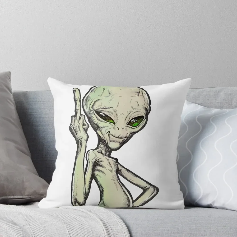 

Paul the Alien Throw Pillow Cushions For Sofa Cushion Cover Pillow