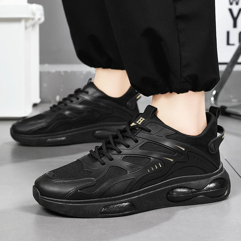 

Новые мужские повседневные кроссовки, уличные нескользящие прочные толстые подошвы для комфорта, классический стиль, универсальные, легко носить, модные