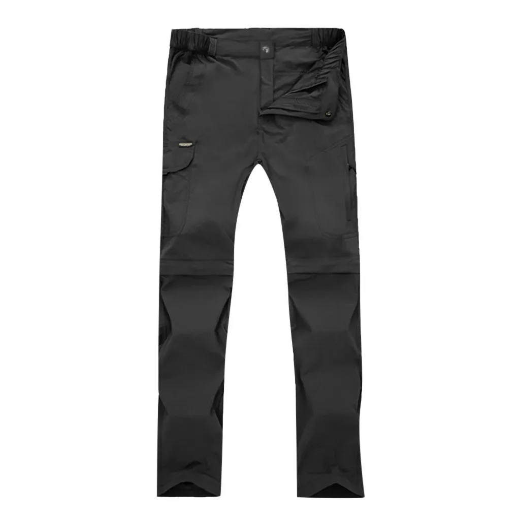 Men Hiking Pants Casual Trousers Outdoor Convertible Pants with Memory Boy 10