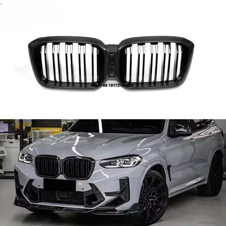 

Hot Selling Car Grille Suitable for F98 X4M LCI Style Carbon Fiber Front Bumper Intake Grille