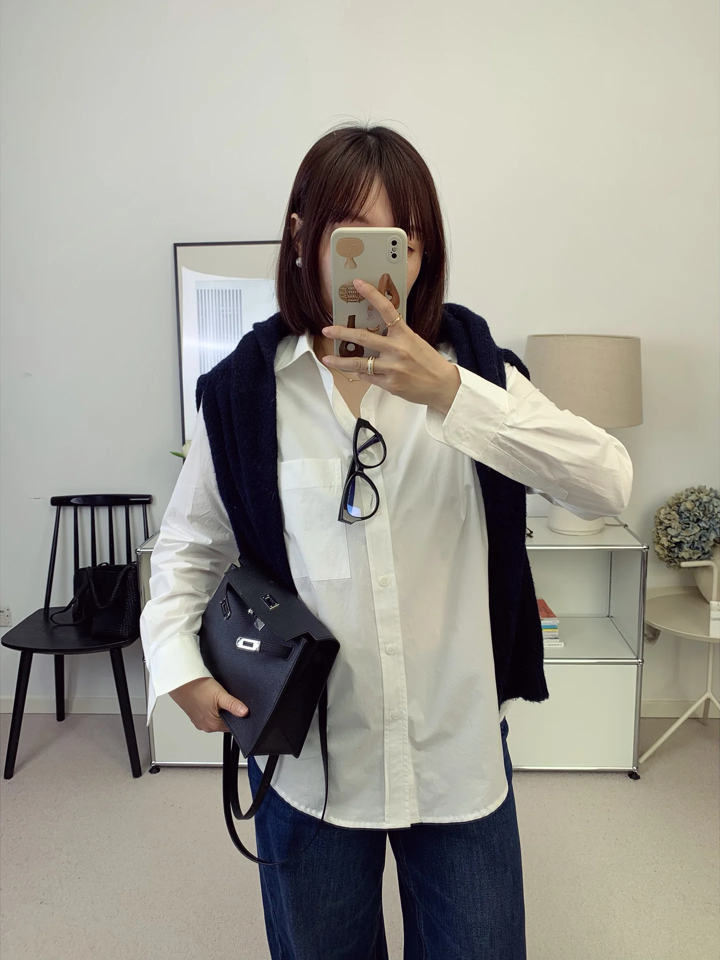 

Retro Fashionable Shirt Anti-Wrinkle Washed Cotton Intellectual Style Long Sleeve Loose Fit Women's Spring Summer New Arrival