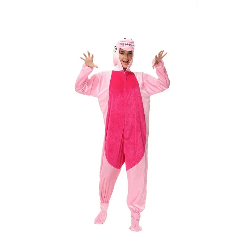 

Amusement Park Children's Show Cosplay Dinosaur Pink Onesie Animal Doll Costumes