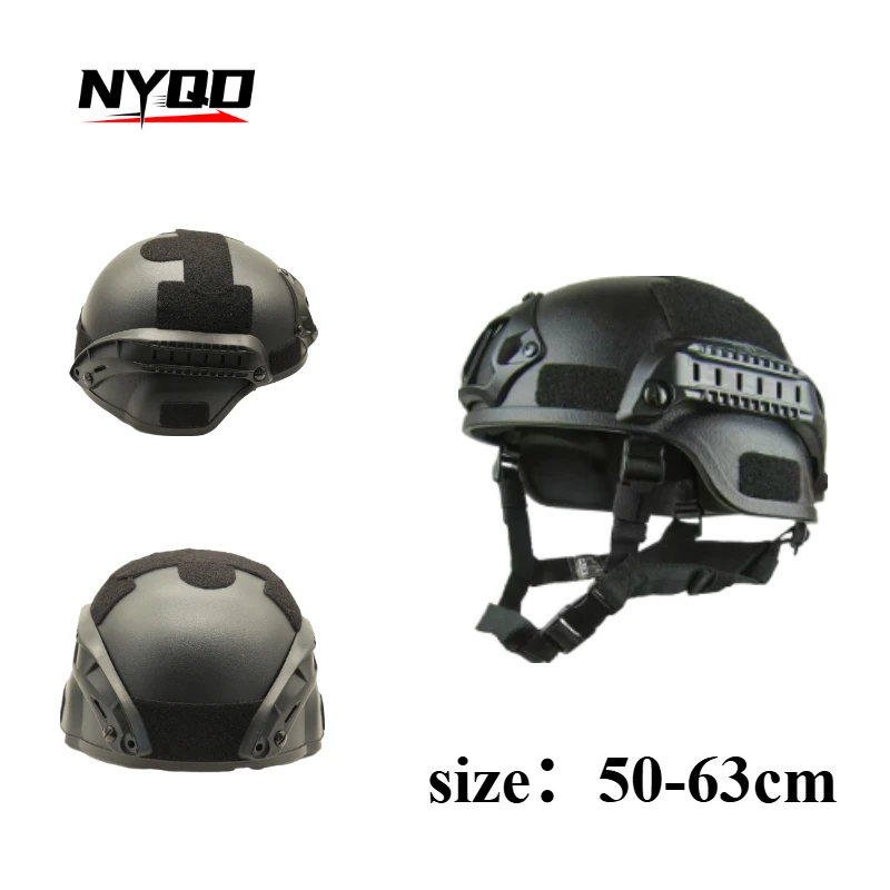 

ШЫСТРЫЙ шлем для беспорядков BOOIU, быстрый тактический шлем из АБС-пластика, новый спортивный уличный пистолет-пневматический пистолет, охотничья стрельба, защитное оборудование CS