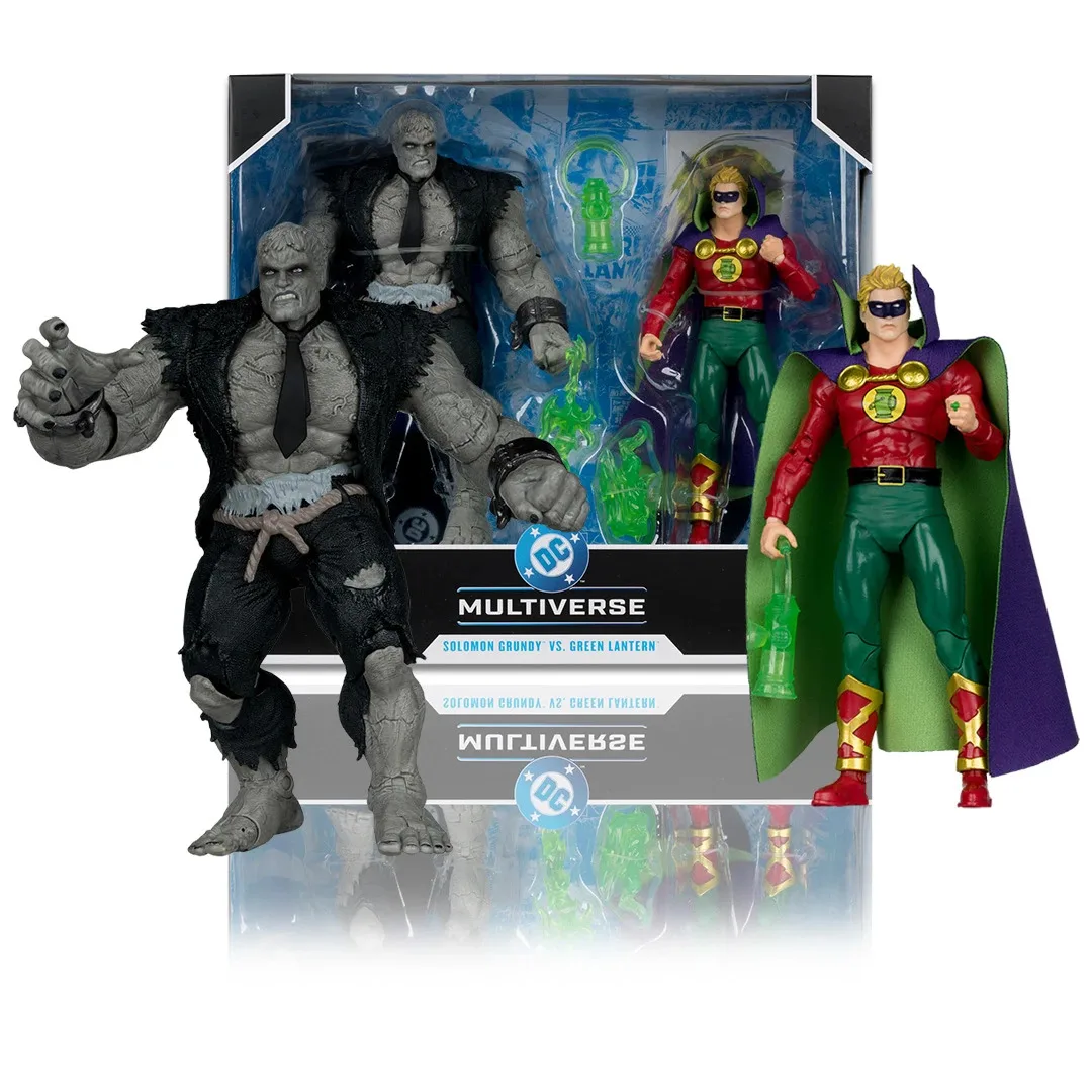 Mcfarlane Toys DC Multiverse Solomon Grundy Vs Green Lantern Figura de Acción de 7 Pulgadas con Megafig 2pk Modelo Muñeco Kit de Garaje
