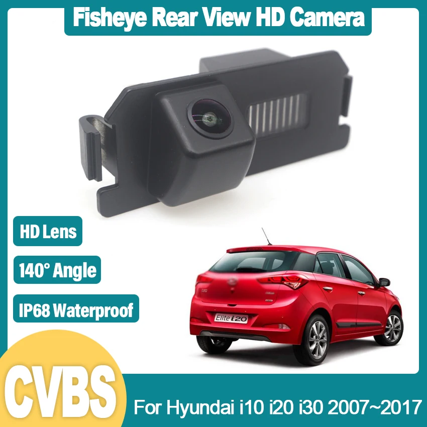 

Car rear view camera For Hyundai i10 i20 i30 2007~2016 2017 Night Vision Waterproof Reverse Parking Camera high quality RCA