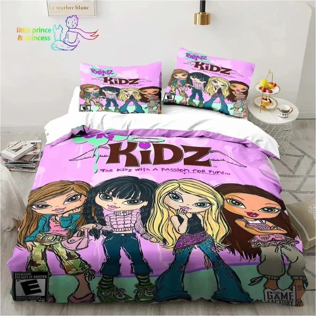 Cartoon Bratz Doll 3D Print Bedding Set Single Twin Full Queen King Size Bed Set Adult Kid Girls Bedroom Bedding Gift