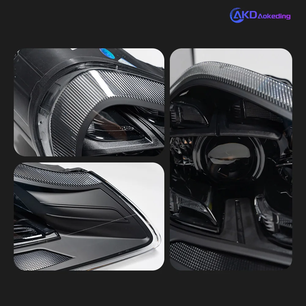 

AKD Car Styling Head Lamp for Porsche Cayenne 957 2007-2010 Projector Lens Headlights Signal DRL Automotive Accessories