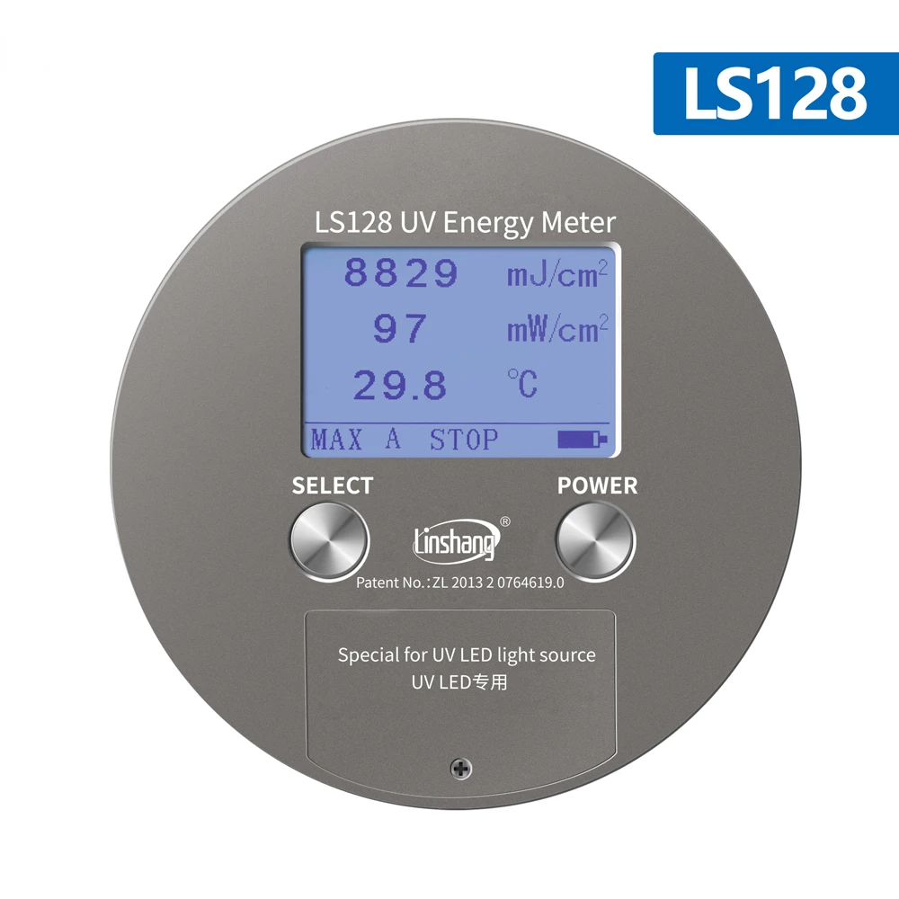 UV energy meter LS128 LS131 A radiometer  power puck for  LED plane light source at 365nm 375nm 385nm 395nm 405nm