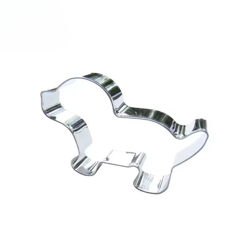 Baby Dog Shape Cake Decorating Fondant Cutters Tools,Cartoon Animal Series Cake Cookie Biscuit Stainless Steel Baking Molds