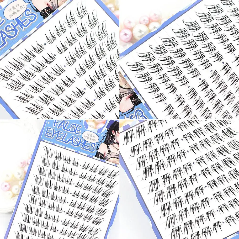Schräge fliegende Comic-Wimpern Koreanische DIY Manga Wimpernverlängerung Falsche Wimpern DIY Falsche Wimpernverlängerung Wimpern Make-up-Tools