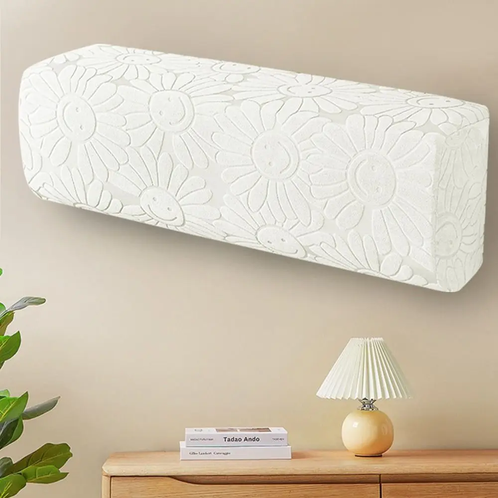 Elastic Fabric Air Conditioning Cover Air Conditioner Cleaning Dust Cover Wall Mounted Air Conditioning Protector for Wall Air