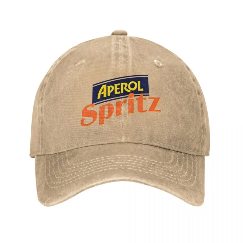 Casual A-Aperols Spritz Logo Baseball Cap Men Women Distressed Denim Snapback Cap 2024 Funny Cocktail Outdoor Unstructured Hat